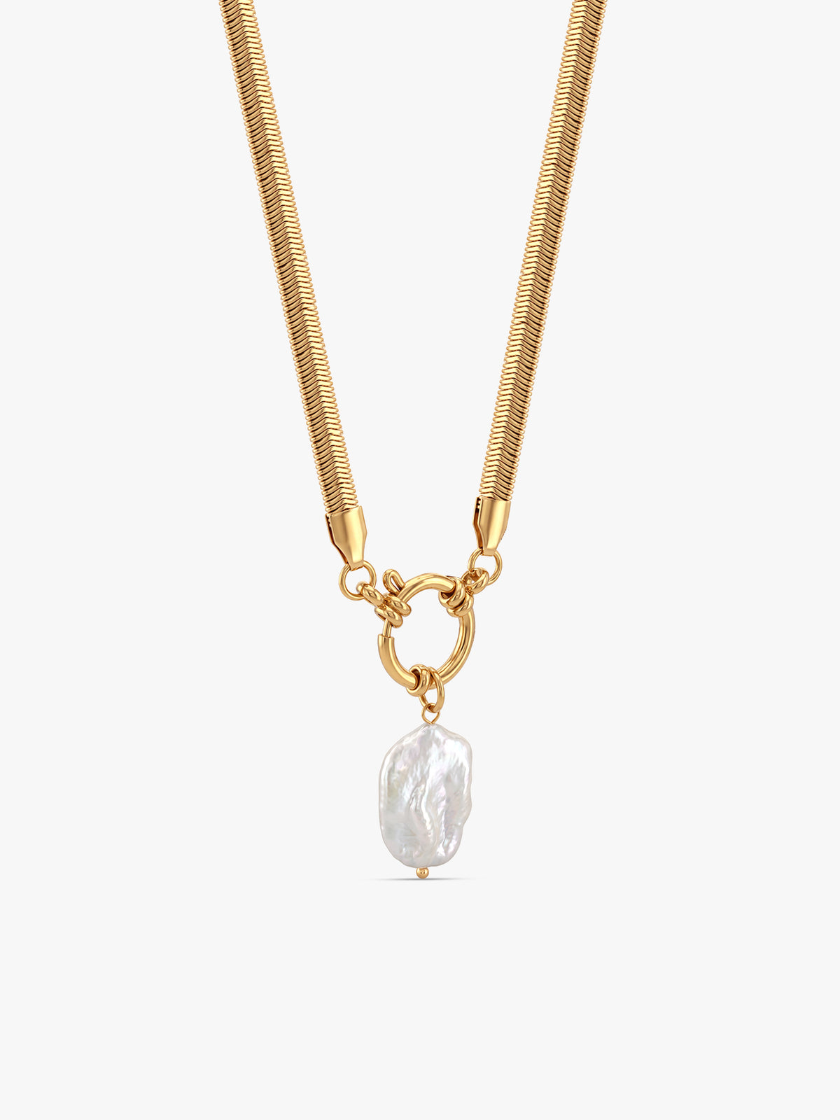 IXIA BY GIVA Pearl Jam Gold Plated Necklace