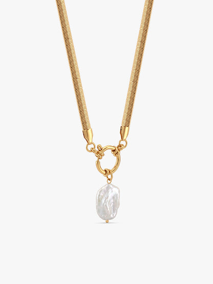 IXIA BY GIVA Pearl Jam Gold Plated Necklace