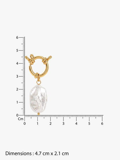 IXIA BY GIVA Pearl Jam Gold Plated Necklace