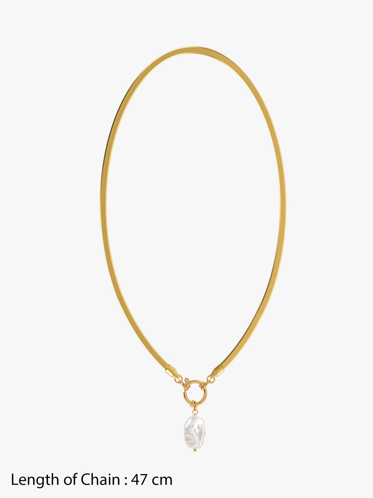 IXIA BY GIVA Pearl Jam Gold Plated Necklace