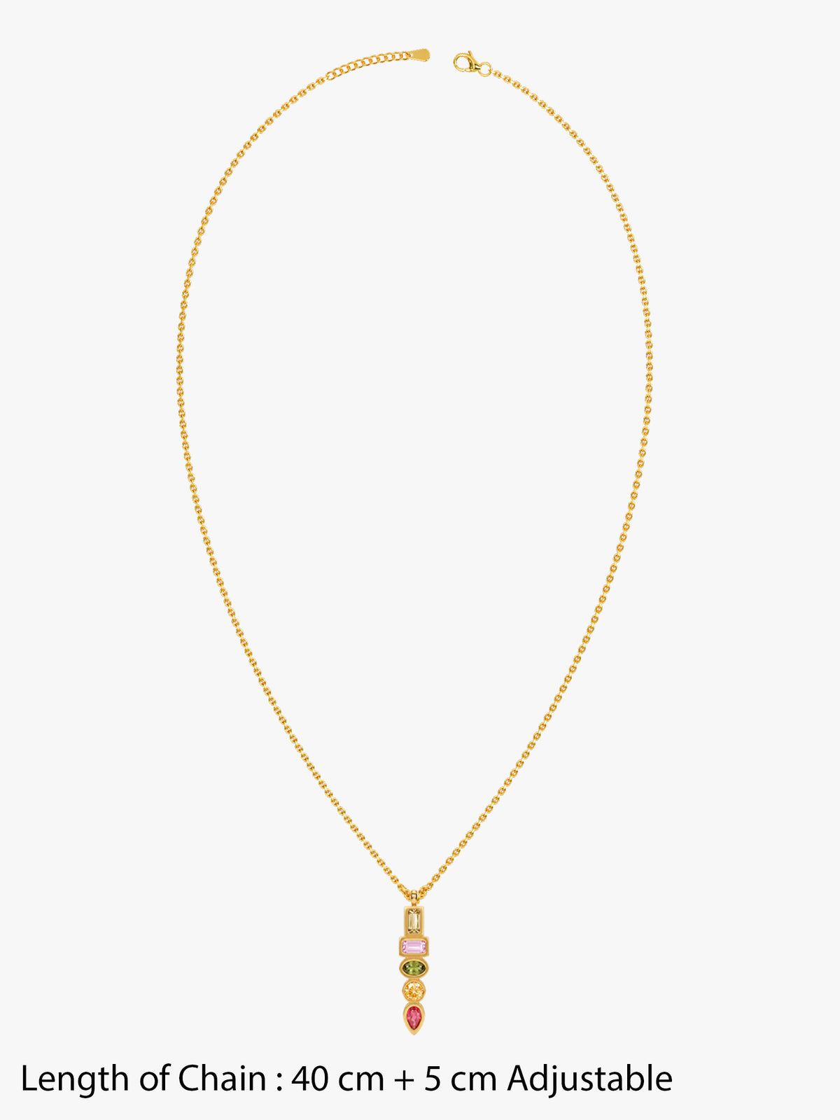 IXIA by GIVA Candy Crush Gold Plated Necklace
