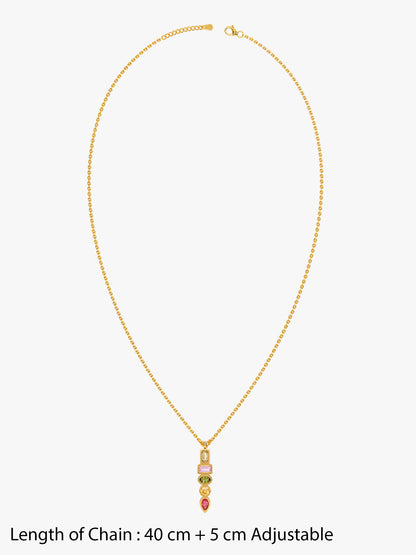 IXIA by GIVA Candy Crush Gold Plated Necklace