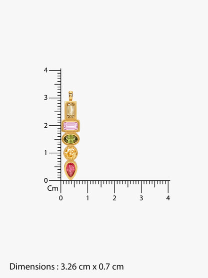 IXIA by GIVA Candy Crush Gold Plated Necklace