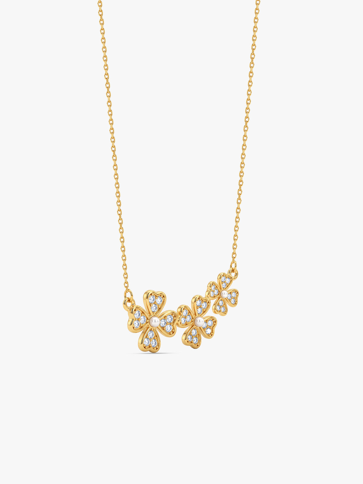 IXIA by GIVA Third Time Lucky Gold Plated Necklace