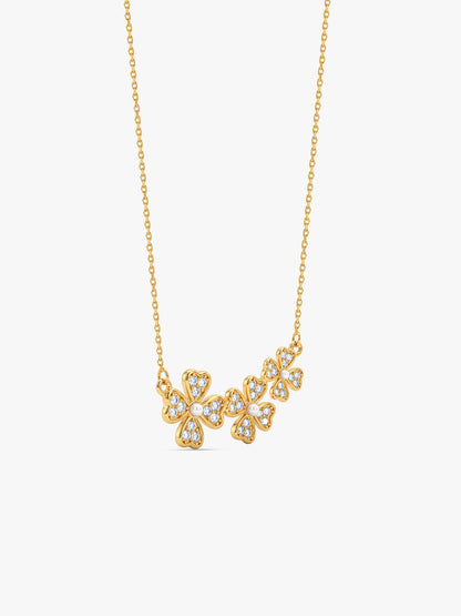 IXIA by GIVA Third Time Lucky Gold Plated Necklace