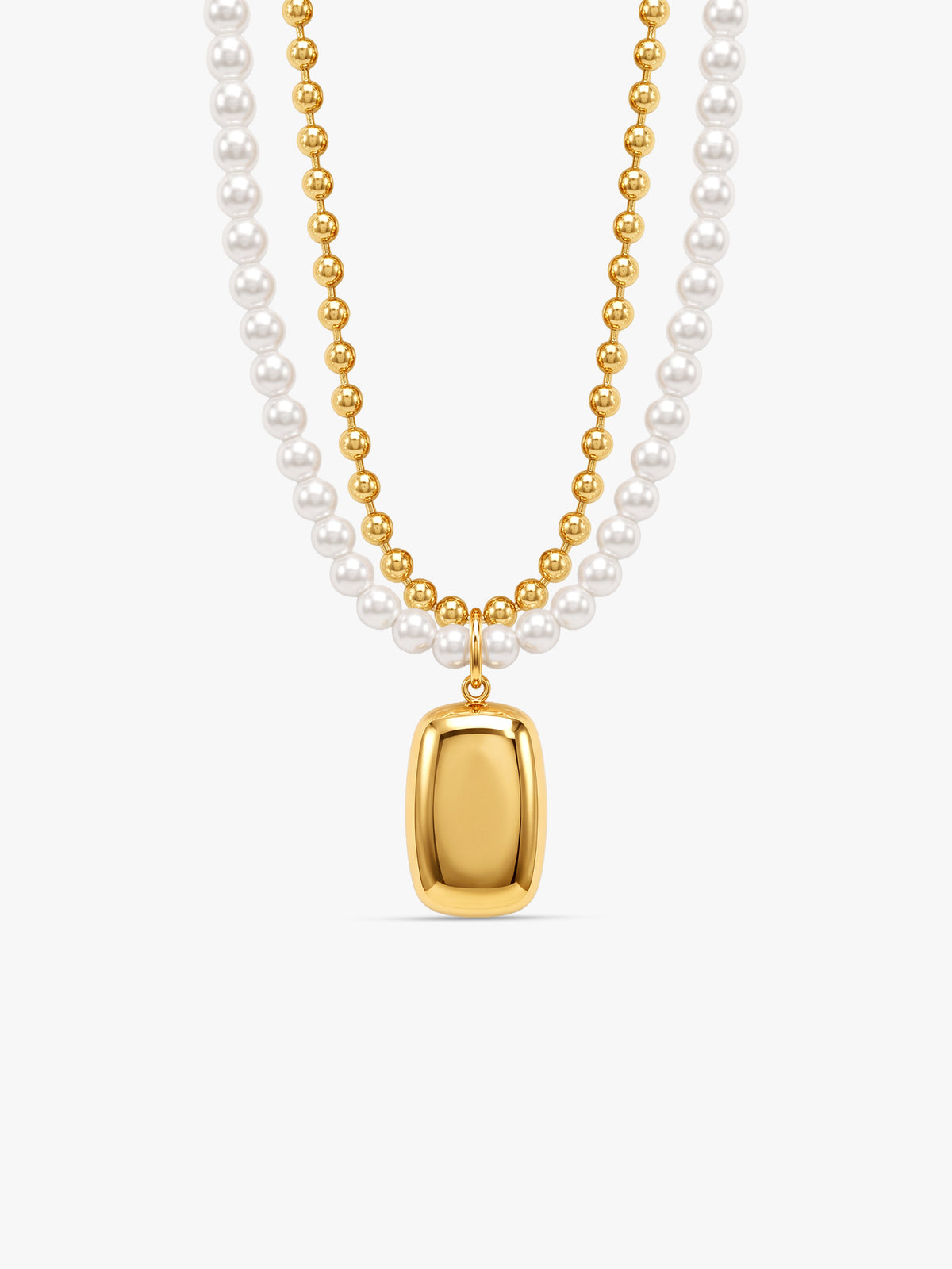 IXIA by GIVA Amore Pearls Gold Plated Necklace