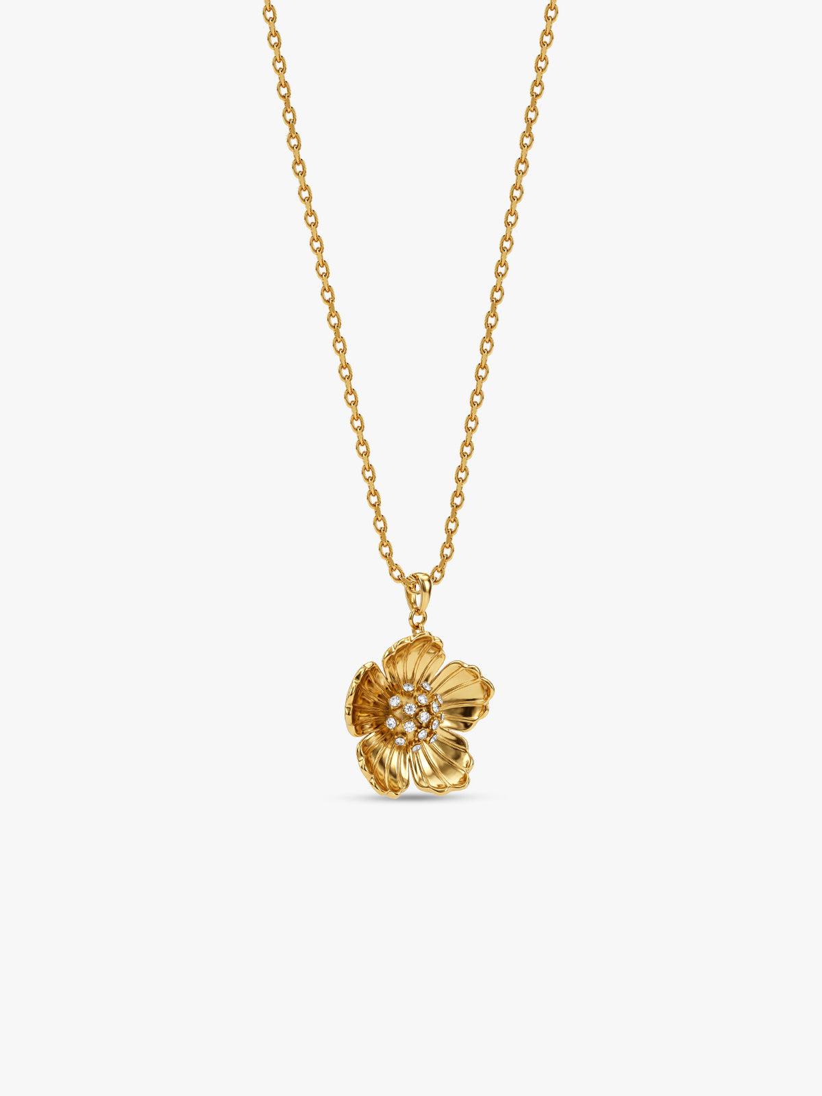 IXIA by GIVA Bloom Babe Gold Plated Pendant With Chain