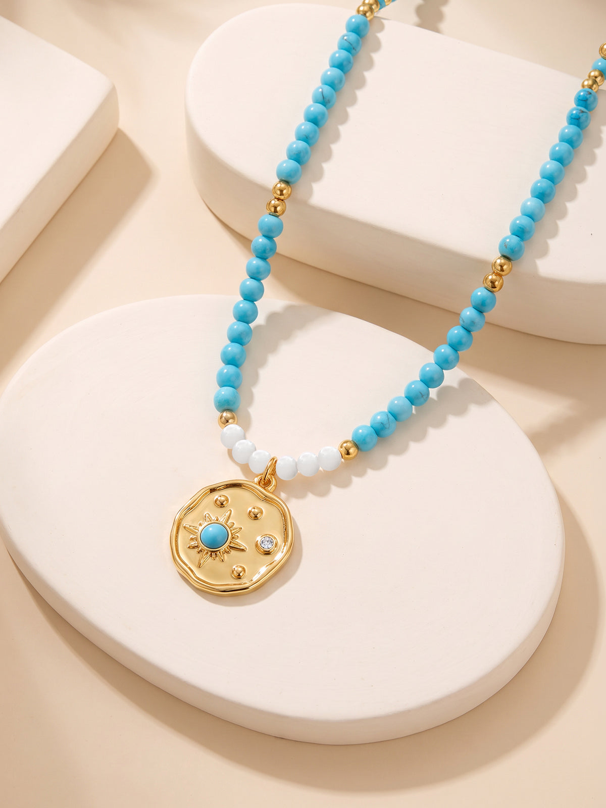 IXIA by GIVA Chasing Sunlight Gold Plated Necklace