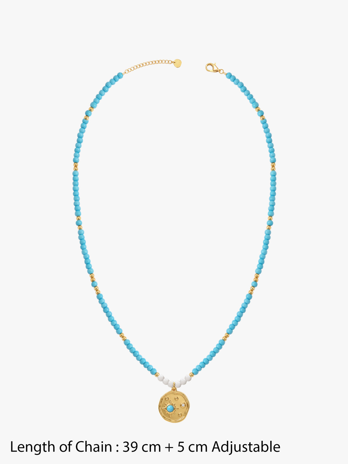 IXIA by GIVA Chasing Sunlight Gold Plated Necklace