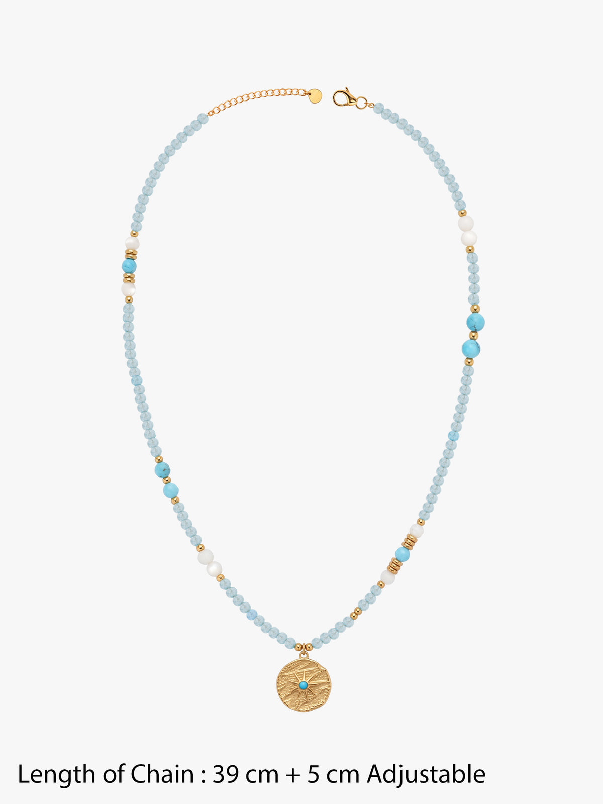 IXIA by GIVA Chasing Sun Gold Plated Necklace