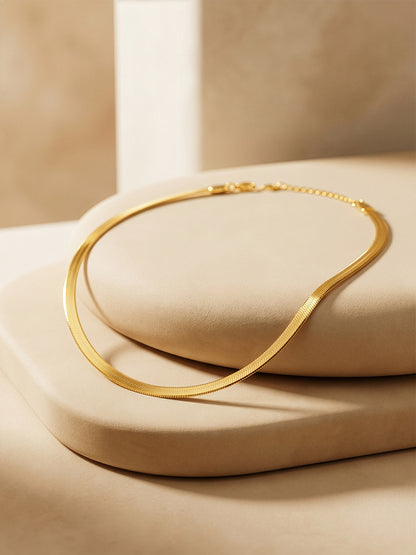 Curve Control Gold Plated Necklace