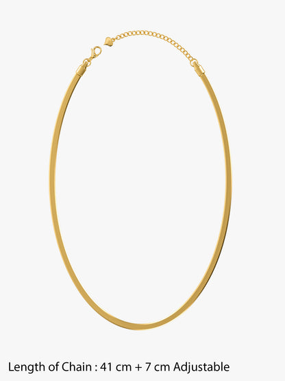 Curve Control Gold Plated Necklace