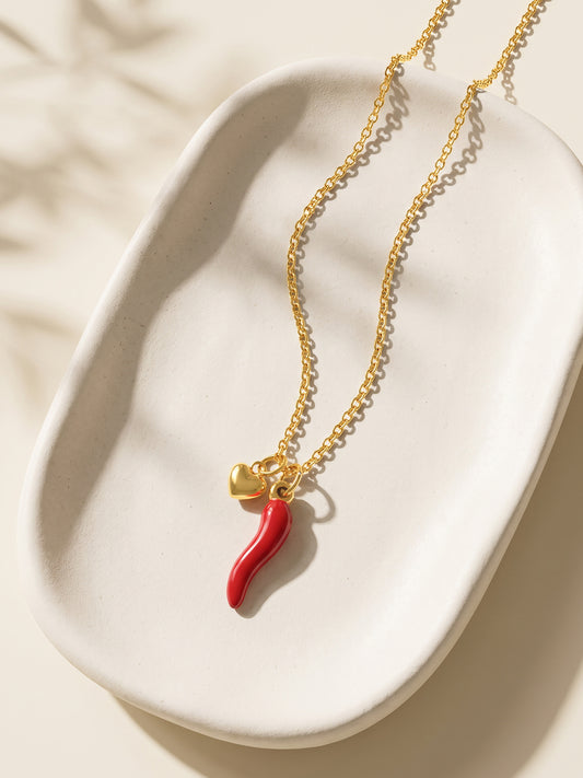 IXIA by GIVA Pretty Picante Gold Plated Necklace