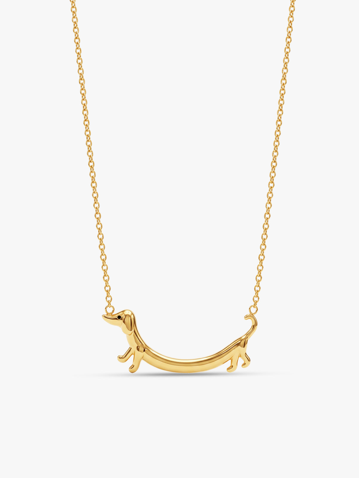 IXIA by GIVA Weenie Gold Plated Necklace