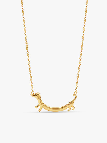 IXIA by GIVA Weenie Gold Plated Necklace