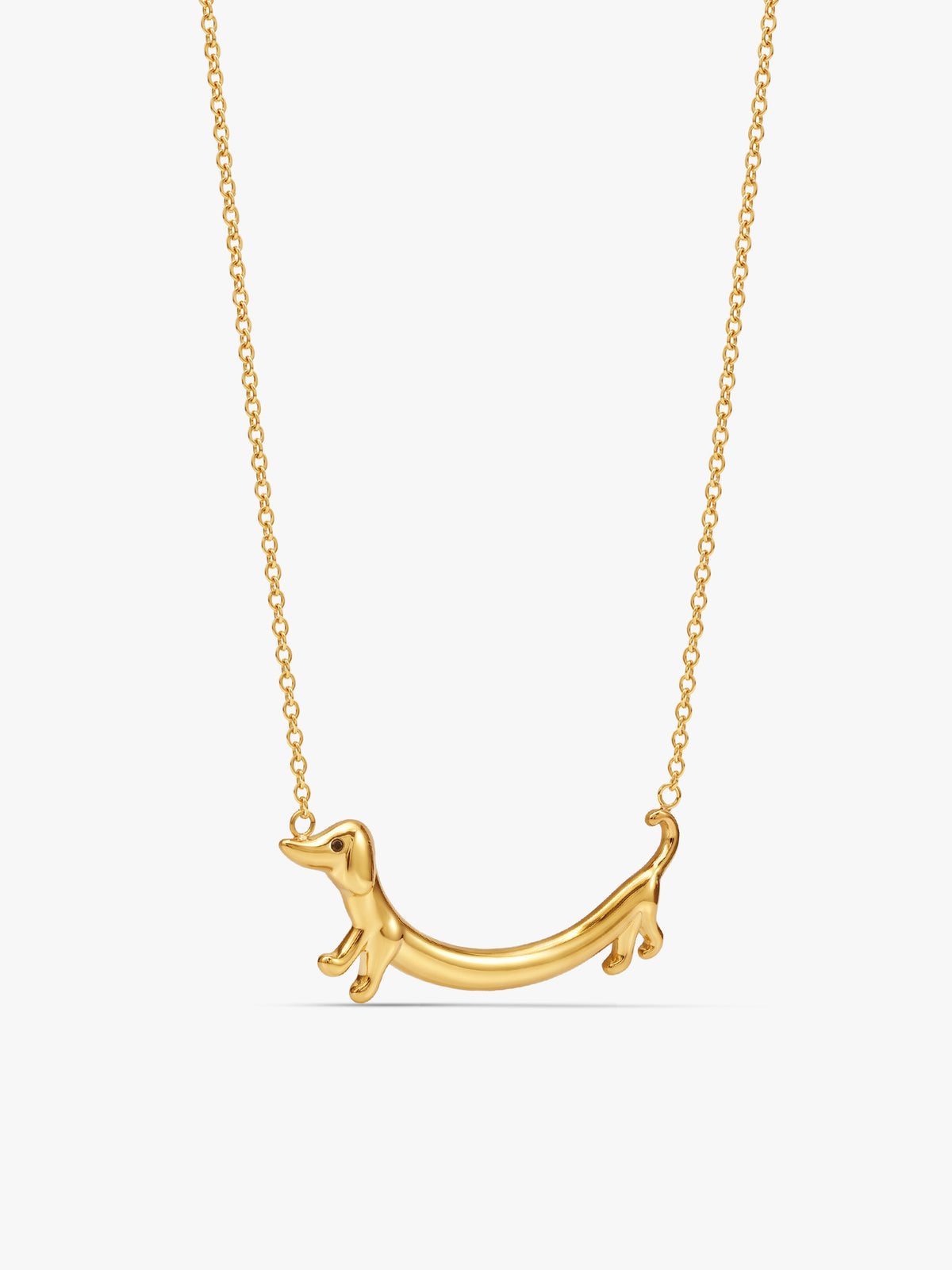 IXIA by GIVA Weenie Gold Plated Necklace