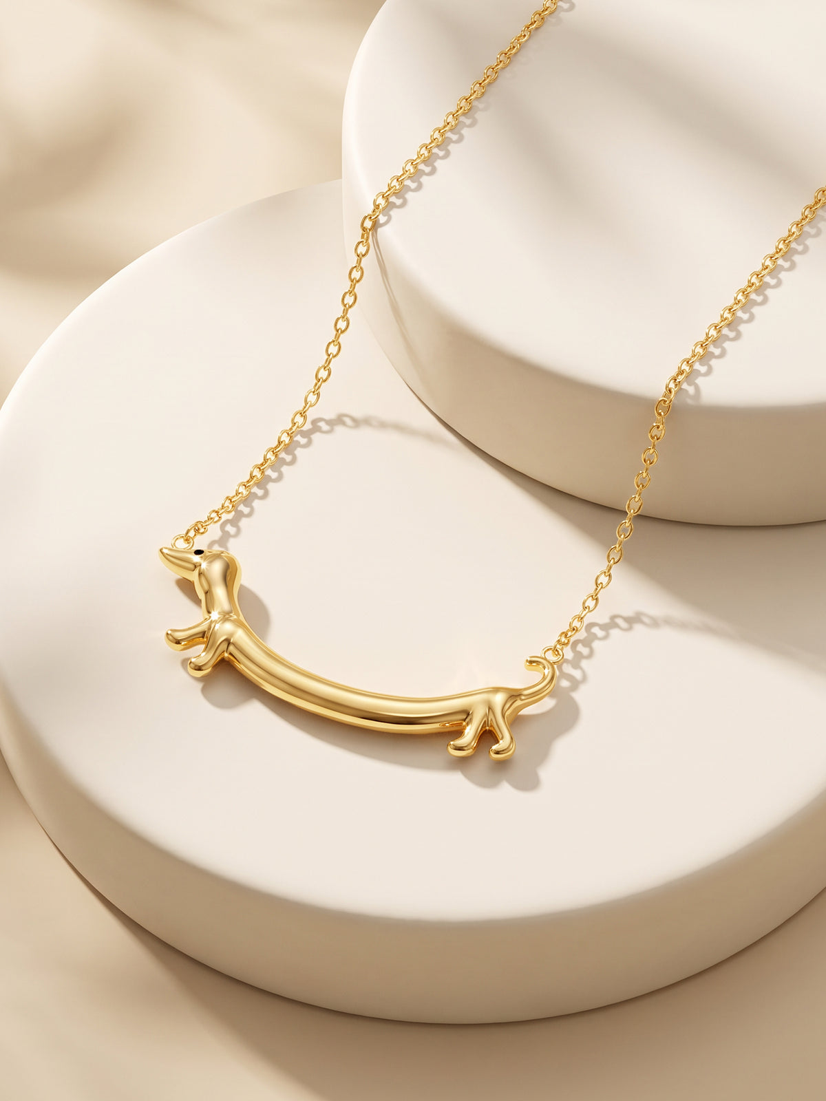 IXIA by GIVA Weenie Gold Plated Necklace