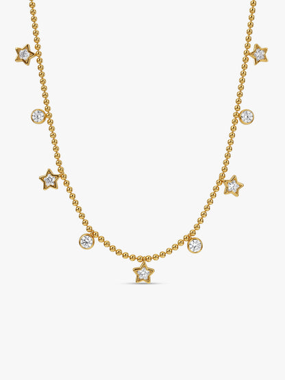 IXIA by GIVA Twinkle Pop Gold Plated Necklace