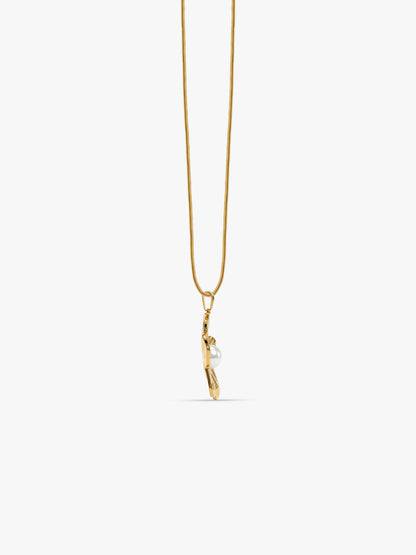 Bloom Pop Gold Plated Pendant with Link Chain