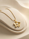 IXIA by GIVA Bloom Pop Gold Plated Pendant with Link Chain