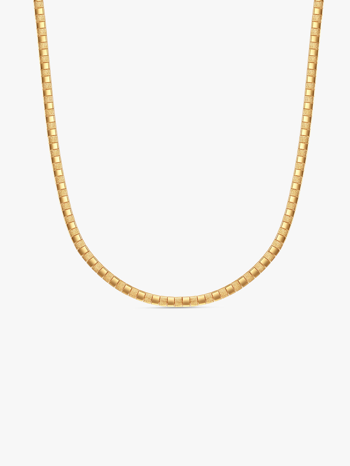 IXIA by GIVA Silken Flow Gold Plated Necklace