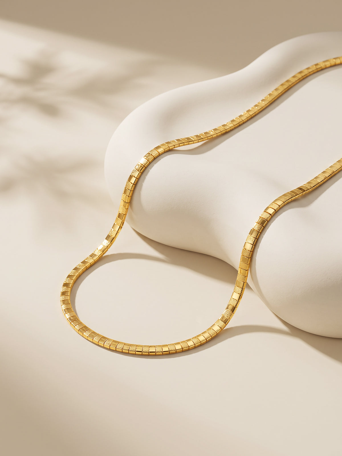 IXIA by GIVA Silken Flow Gold Plated Necklace