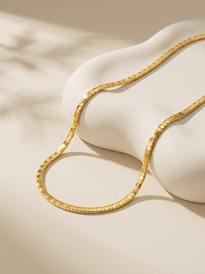 IXIA by GIVA Silken Flow Gold Plated Necklace