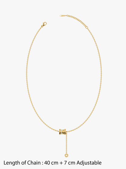 Linked Pop Gold Plated Necklace