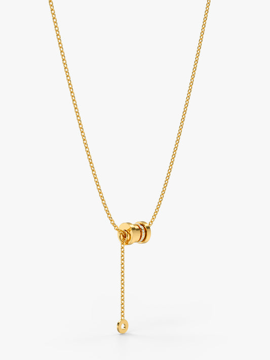 Linked Pop Gold Plated Necklace