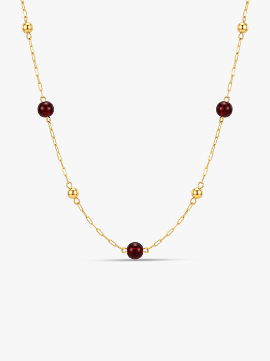 Cherry Current Gold Plated Necklace