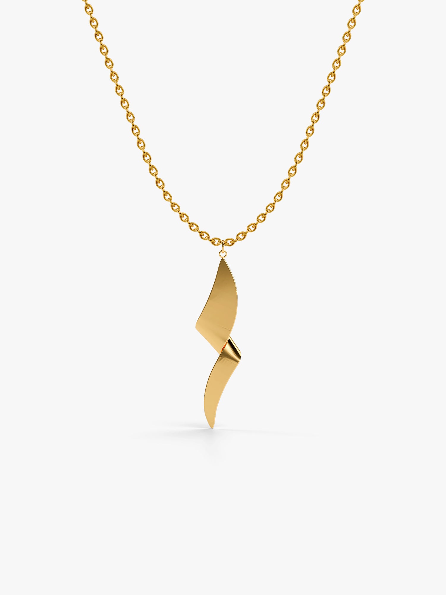 Wave Mood Gold Plated Necklace