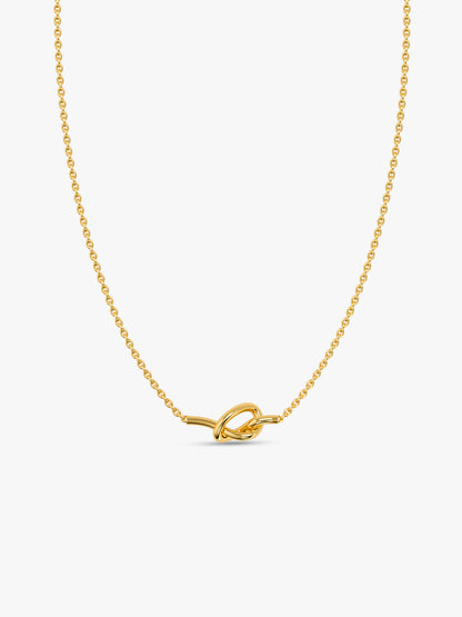 Knot Your Basic Gold Plated Necklace