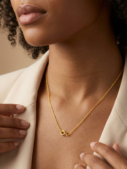Knot Your Basic Gold Plated Necklace