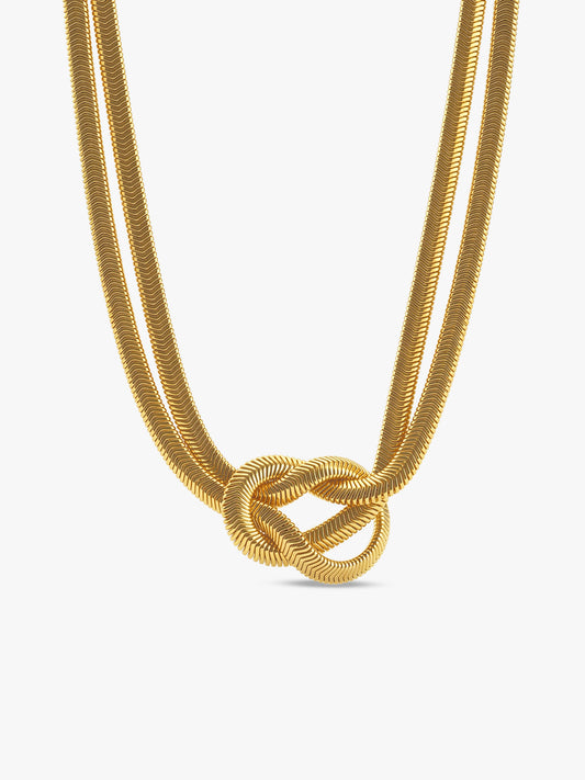 Knot Today Gold Plated Necklace