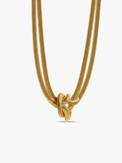 Knot Today Gold Plated Necklace