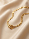 IXIA by GIVA Knot Today Gold Plated Necklace
