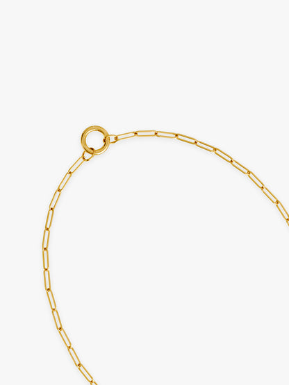 Centre Loop Gold Plated Necklace