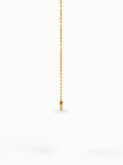 Heart Snap Detail Gold Plated Necklace