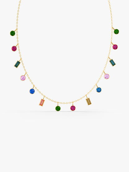 Color Pop Charm Gold Plated Necklace