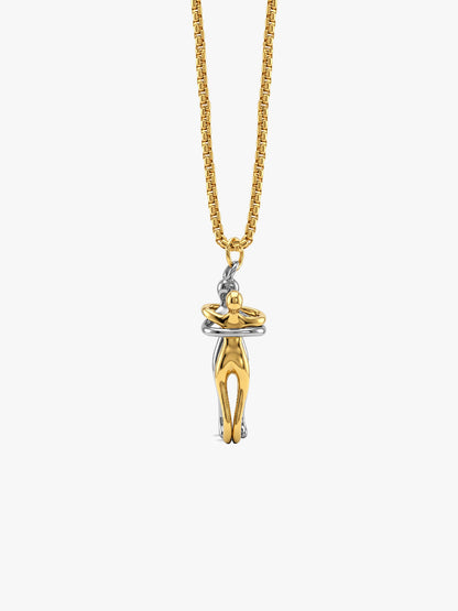 Tiny Charm Energy Gold Plated Necklace