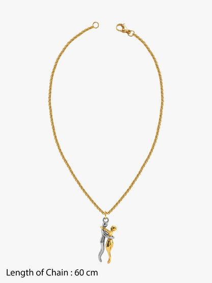 Tiny Charm Energy Gold Plated Necklace