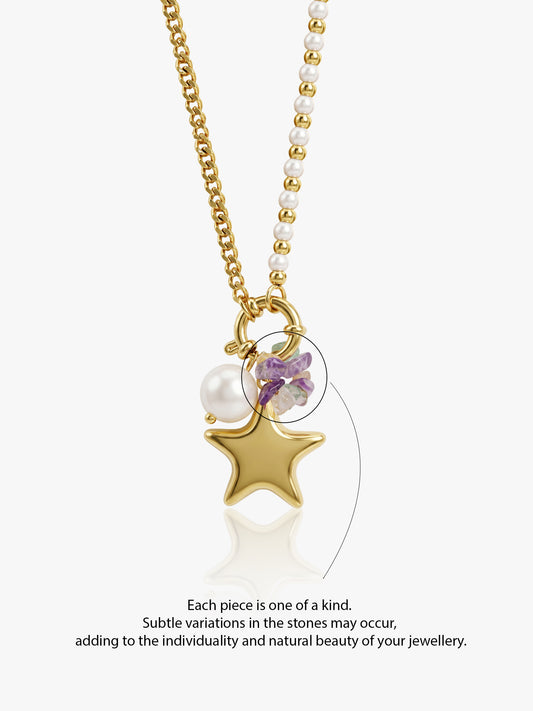 IXIA by GIVA Star Baby Gold Plated Necklace