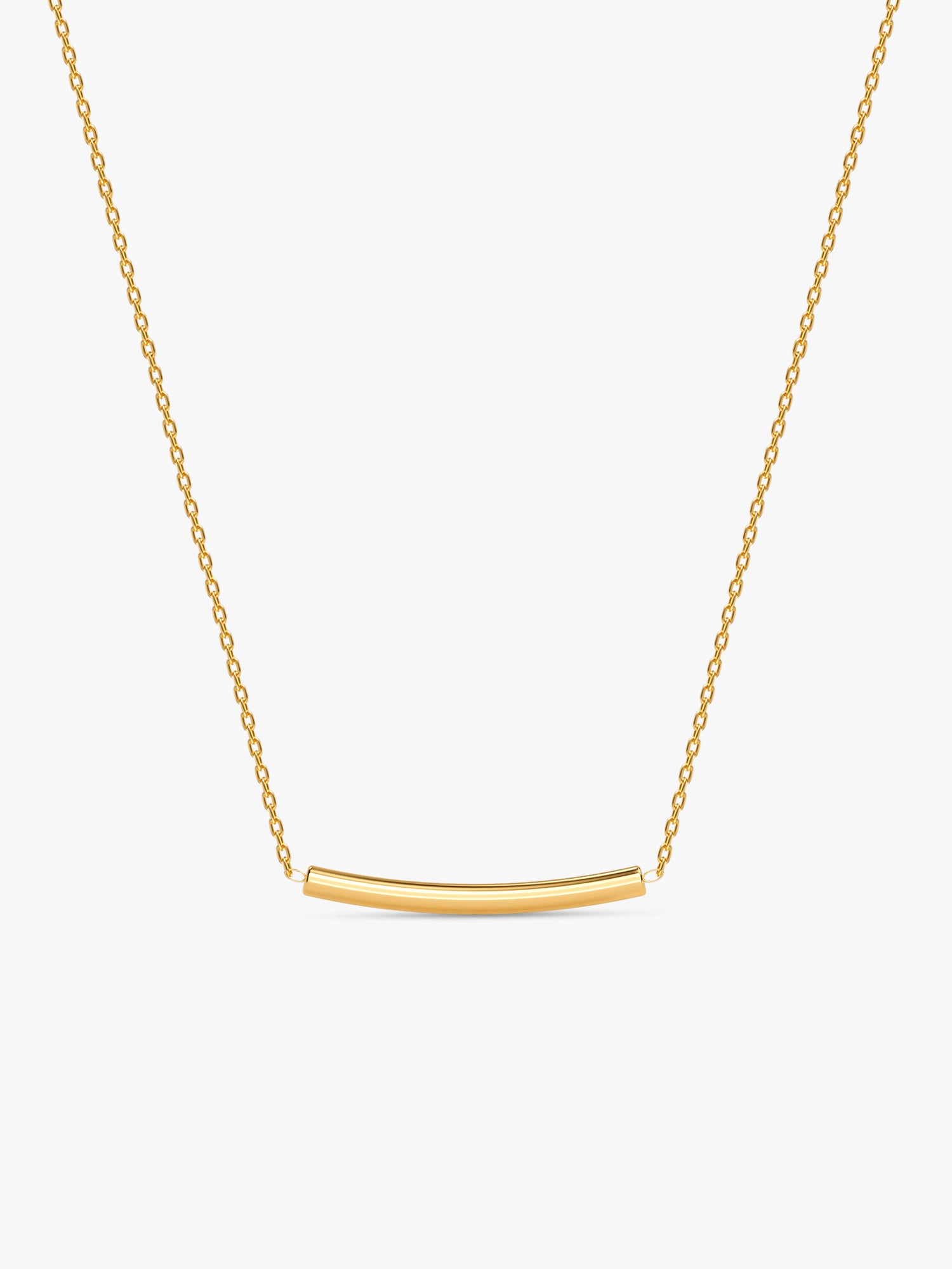 OnnMe by GIVA Arc Line Gold Plated Necklace