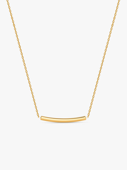 OnnMe by GIVA Arc Line Gold Plated Necklace