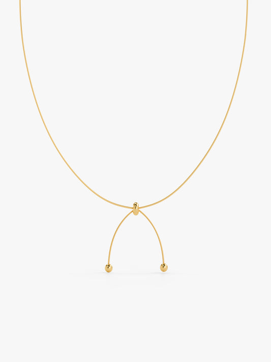 Double Chain Gold Plated Necklace