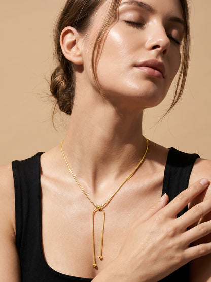 Double Chain Gold Plated Necklace