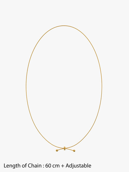 Double Chain Gold Plated Necklace