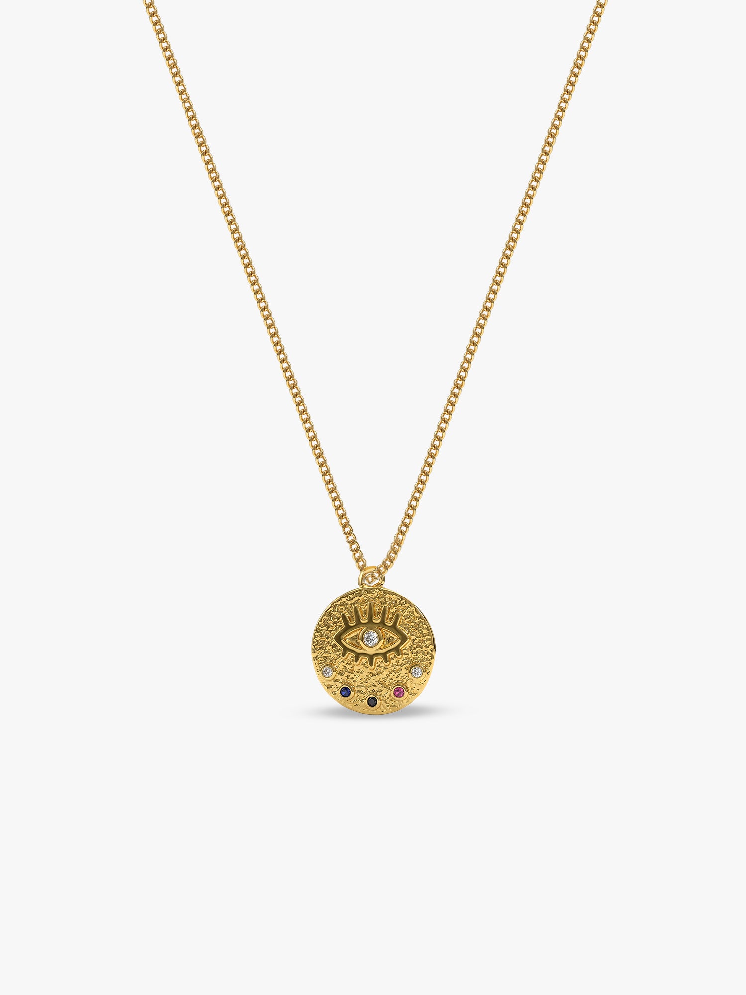 OnnMe by GIVA Coin Text Gold Plated Pendant With Link Chain