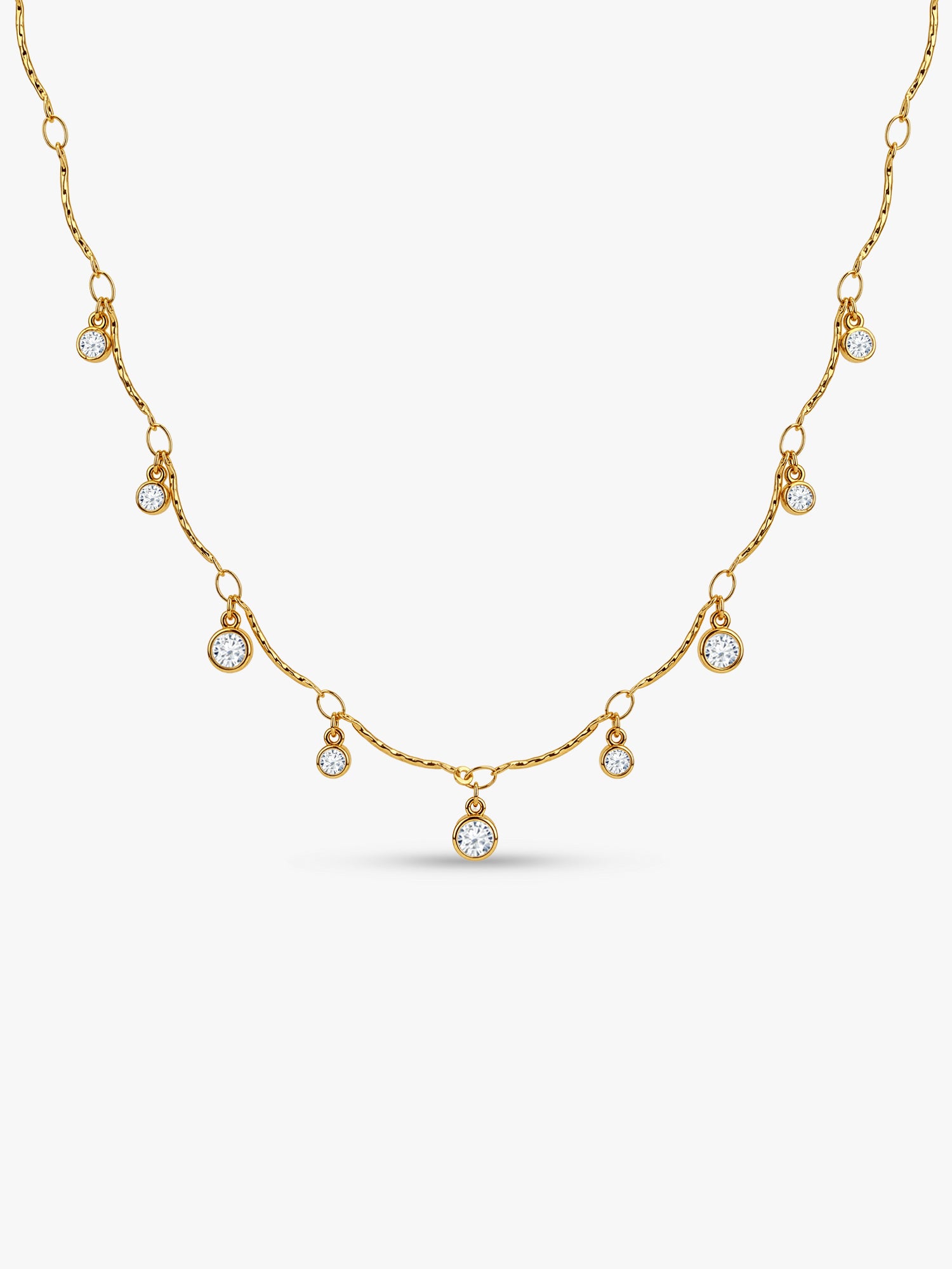  Orbit Charm Gold Plated Necklace