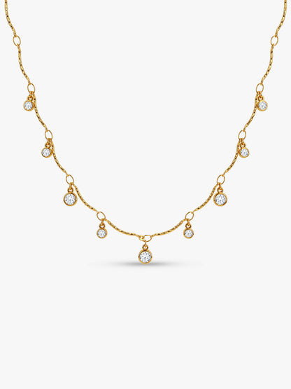 Orbit Charm Gold Plated Necklace